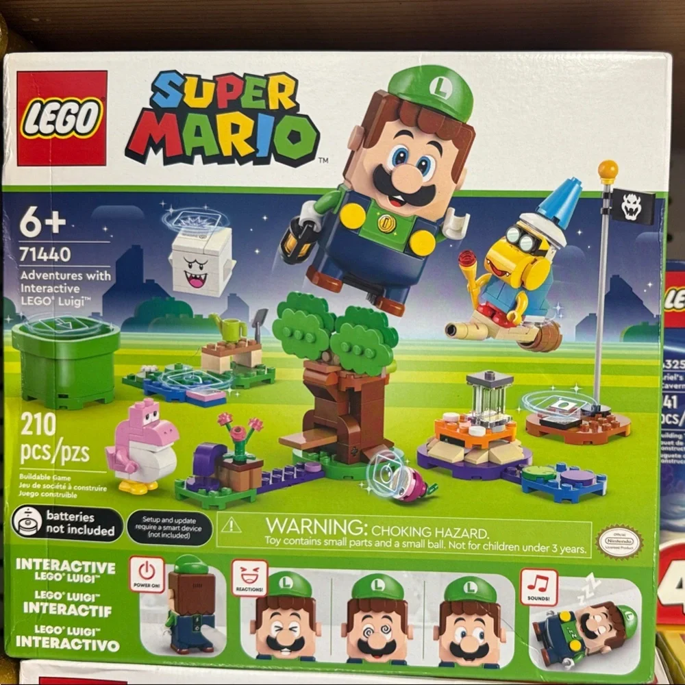 LEGO Super Mario Luigi Starter Course - Green and Blue NEW N BOX